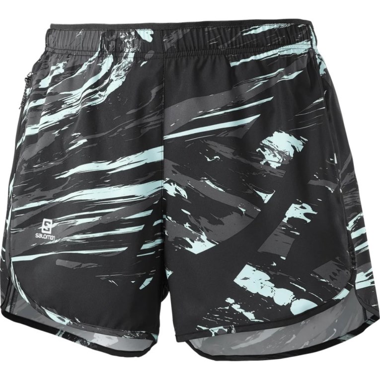 Salomon Agile Women's Running Shorts Black | 695-AHCMIF