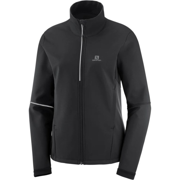 Salomon Agile Women's Shell Jackets Black | 069-BIQGRV