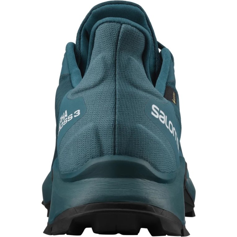 Salomon Alphacross 3 GTX Men's Trail Running Shoes Turquoise | 754-UXSCFT