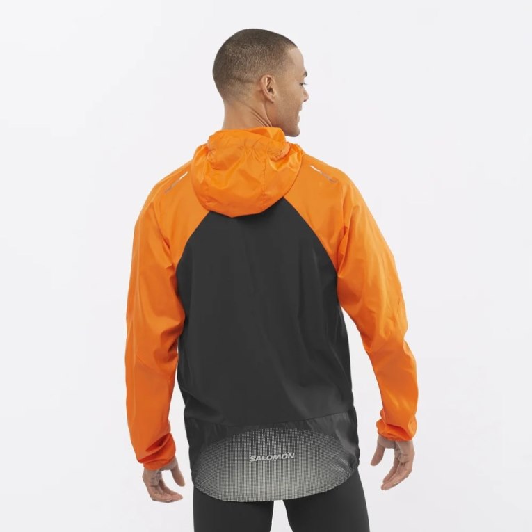 Salomon Bonatti Cross Men's Windbreaker Orange | 086-TMIUOP