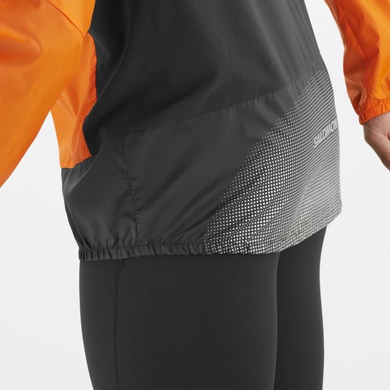 Salomon Bonatti Cross Men's Windbreaker Orange | 086-TMIUOP