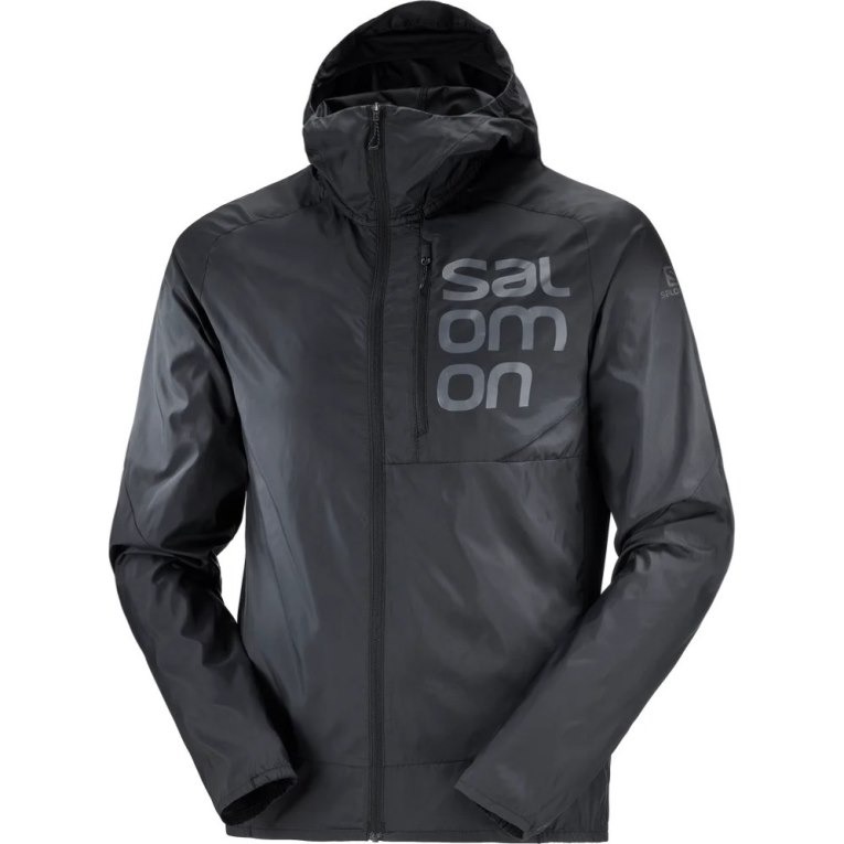 Salomon Bonatti Cross Men's Windbreaker Black | 236-EVLMWB