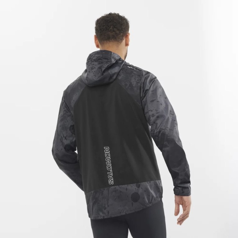 Salomon Bonatti Cross Men's Windbreaker Black | 360-OPIFYK