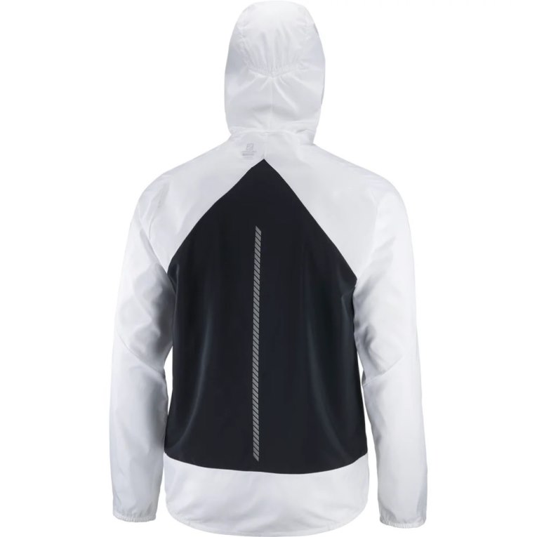 Salomon Bonatti Cross Men's Windbreaker White | 963-BCDOUF