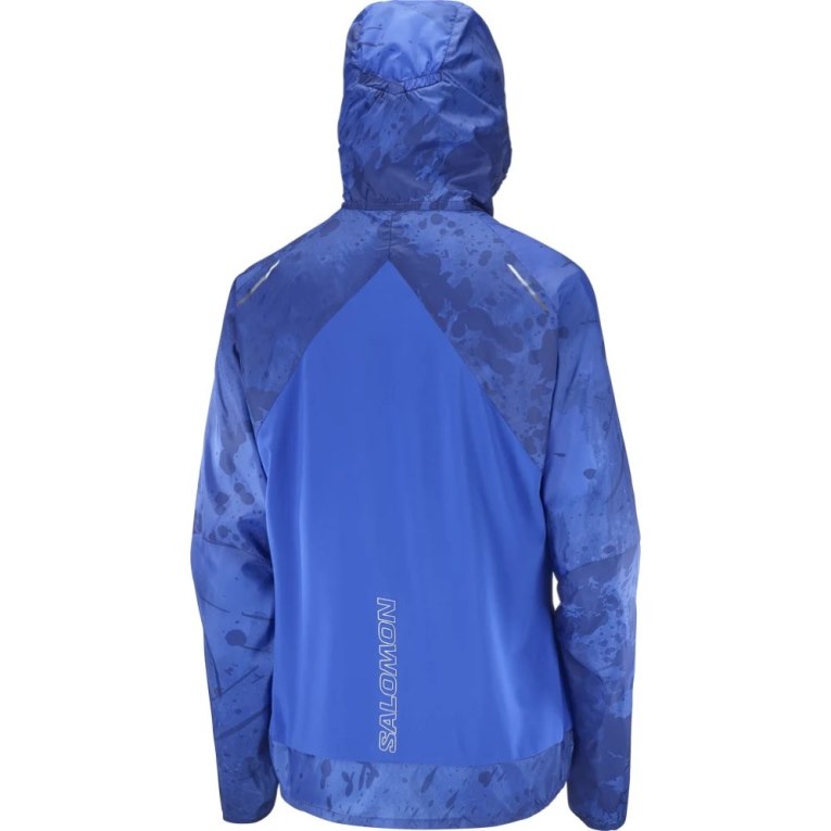 Salomon Bonatti Cross Wind Women's Shell Jackets Blue | 542-AZEMRT