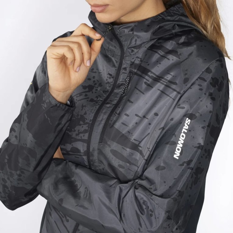 Salomon Bonatti Cross Wind Women's Shell Jackets Black | 624-ADKHPC