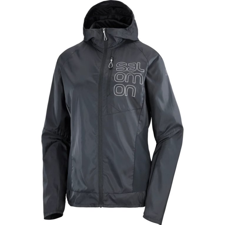 Salomon Bonatti Cross Wind Women's Shell Jackets Black | 813-BYNWOP