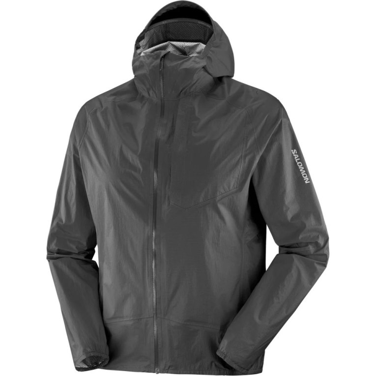 Salomon Bonatti Waterproof Men's Shell Jackets Black | 358-DCOPET