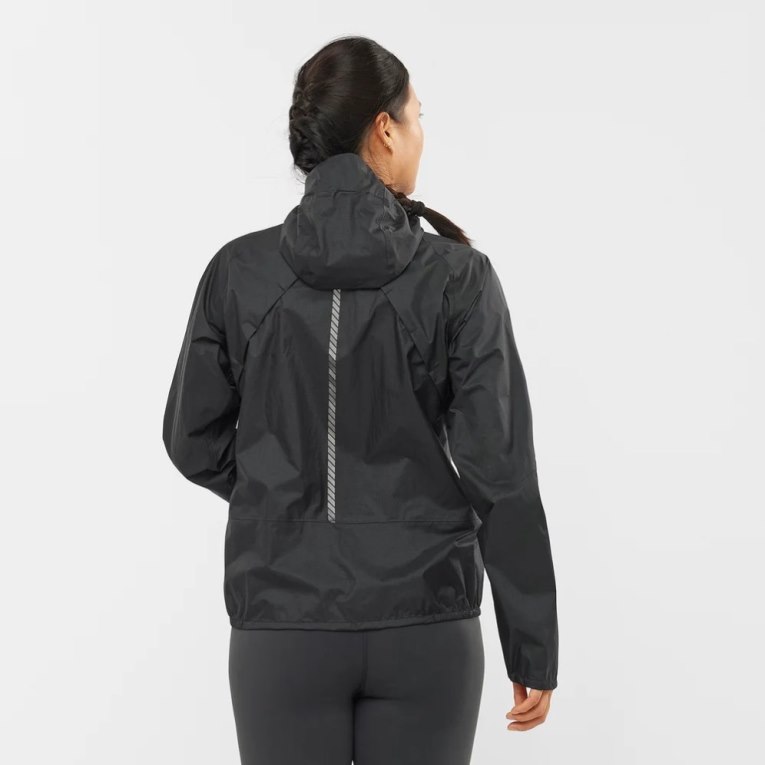 Salomon Bonatti Waterproof Women's Shell Jackets Black | 359-TBNWDF