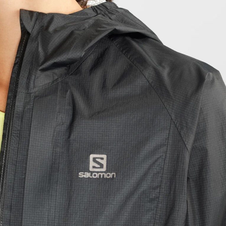 Salomon Bonatti Waterproof Women's Shell Jackets Black | 359-TBNWDF