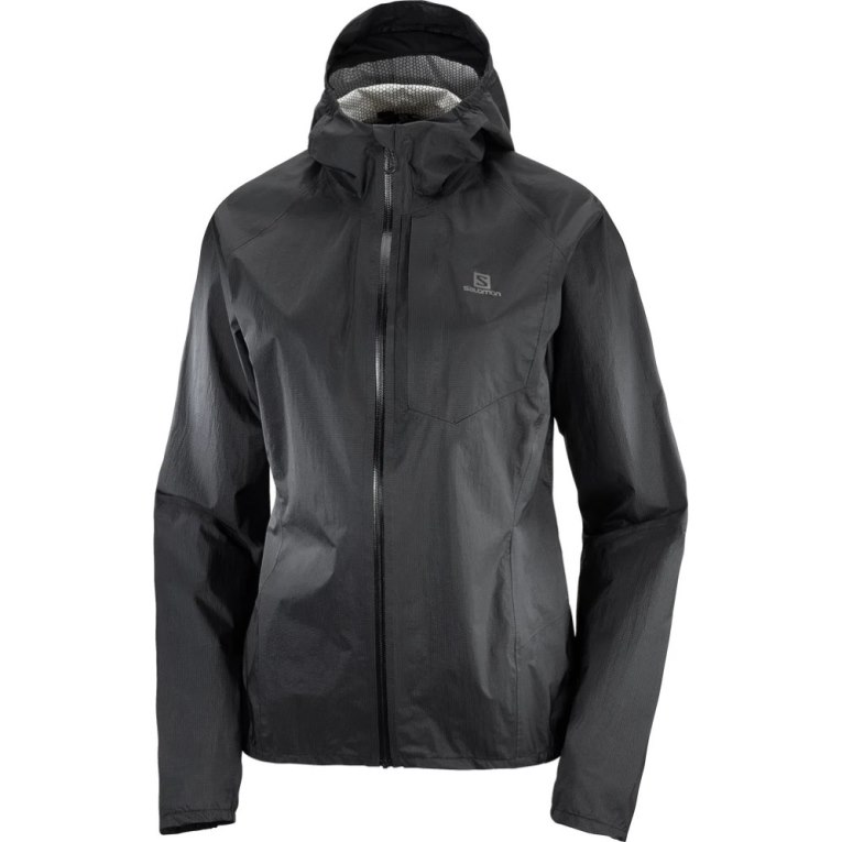 Salomon Bonatti Waterproof Women's Shell Jackets Black | 359-TBNWDF