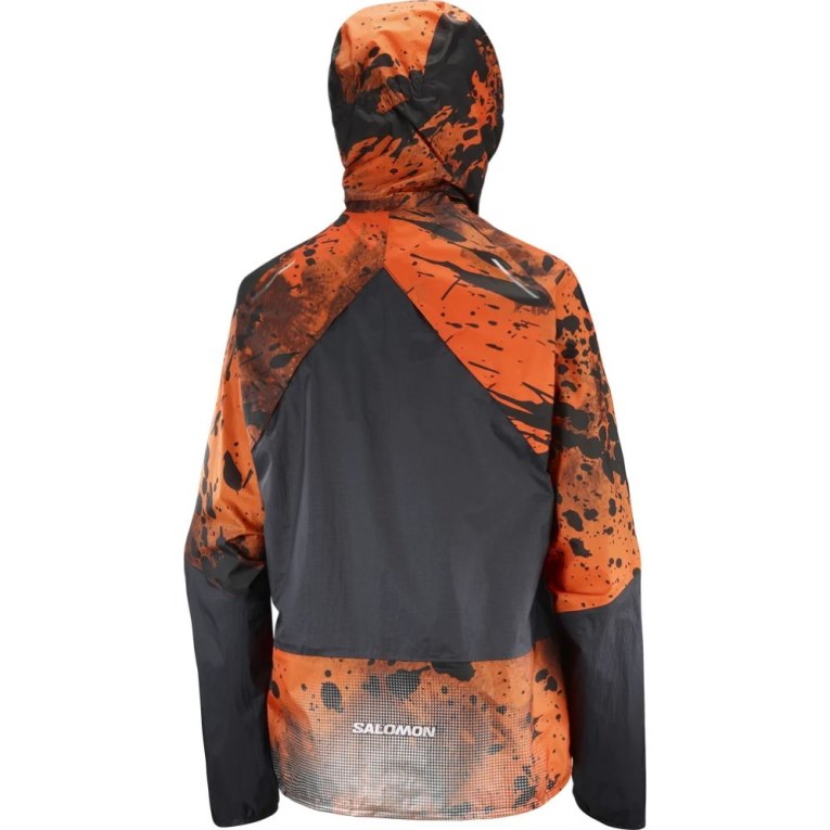 Salomon Bonatti Waterproof Women's Shell Jackets Orange / Black | 427-IPNABX