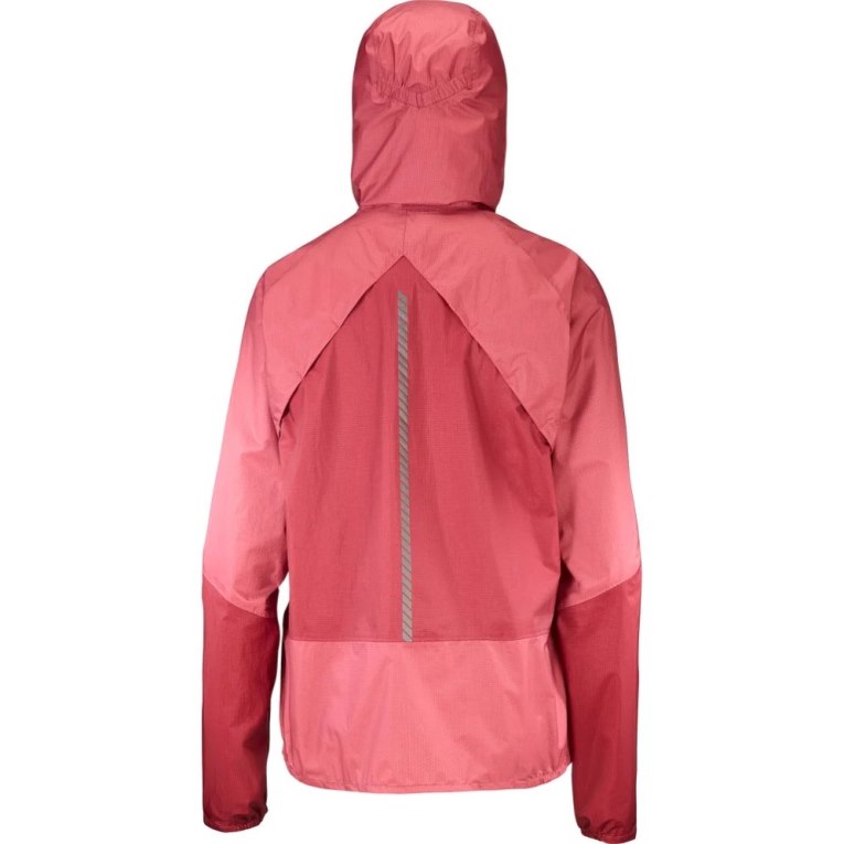 Salomon Bonatti Waterproof Women's Shell Jackets Red | 735-TSYVON