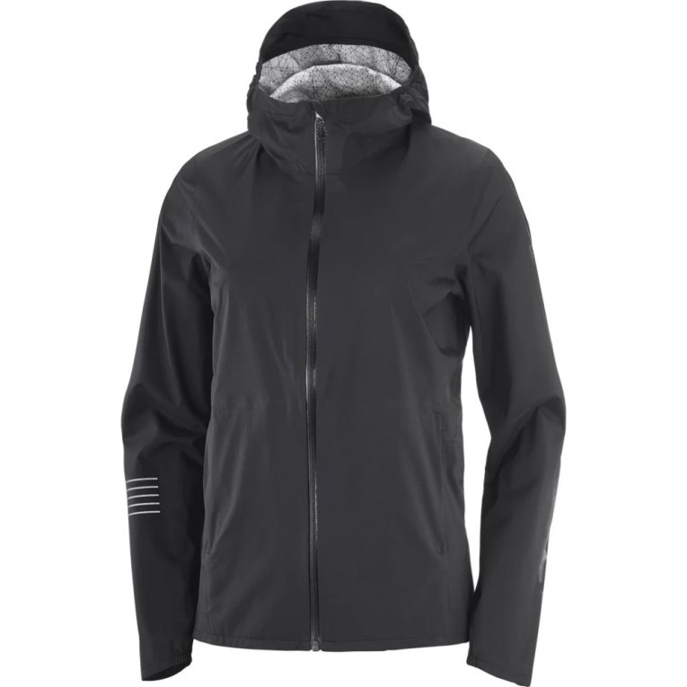 Salomon Bonatti Waterproof Women's Shell Jackets Black | 871-VAGMDO