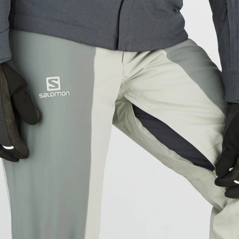 Salomon Brilliant Men's Ski Pants Mint | 290-VDFIZX