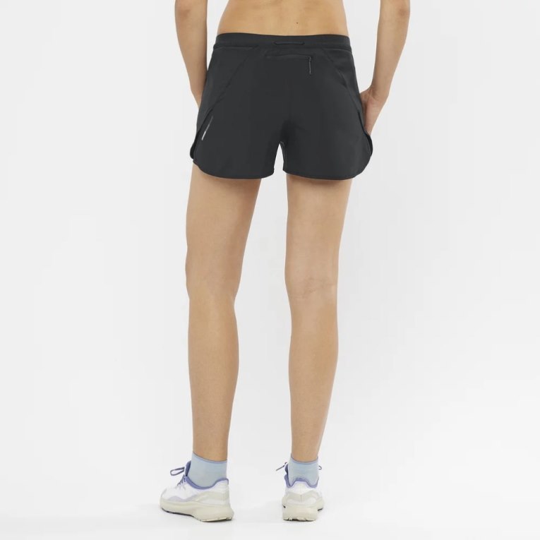 Salomon Cross 2in1 Women's Running Shorts Black | 591-KNTSID