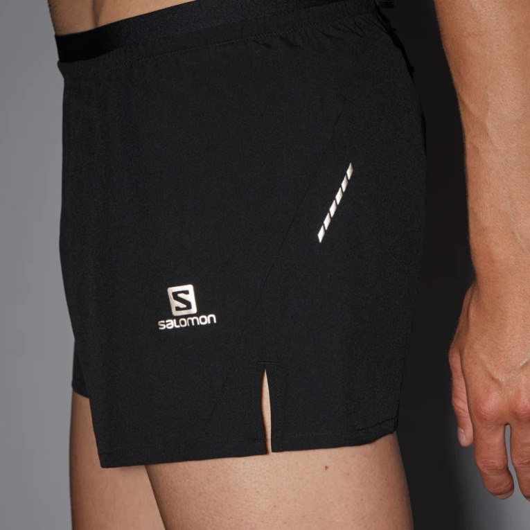 Salomon Cross 3'' Men's Shorts Black | 806-CRZAYL