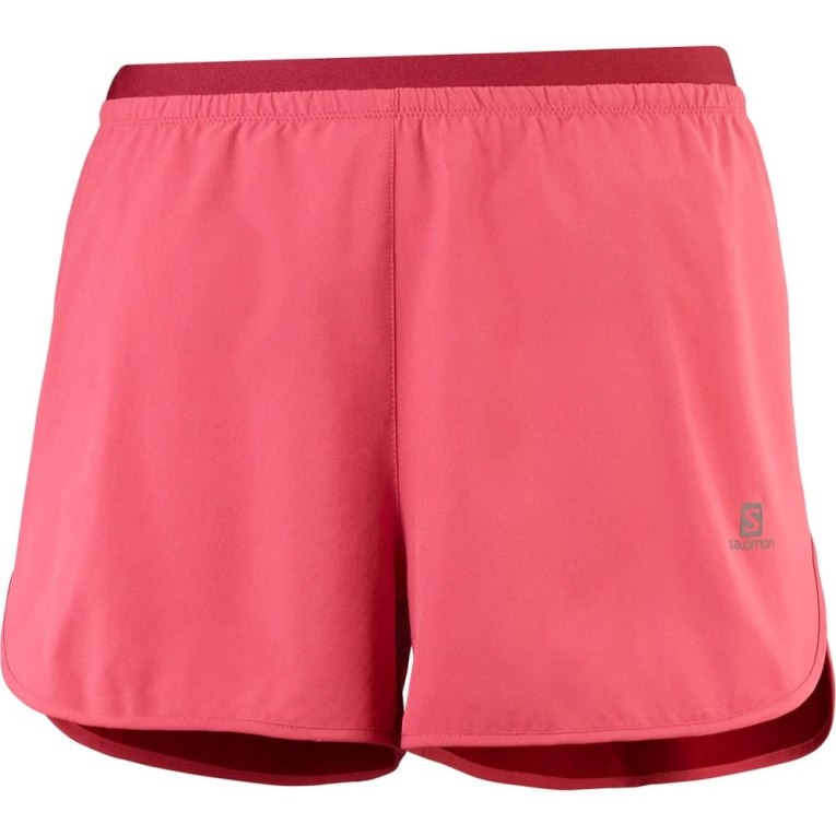 Salomon Cross 3'' Women's Running Shorts Pink | 701-ZIEHQX