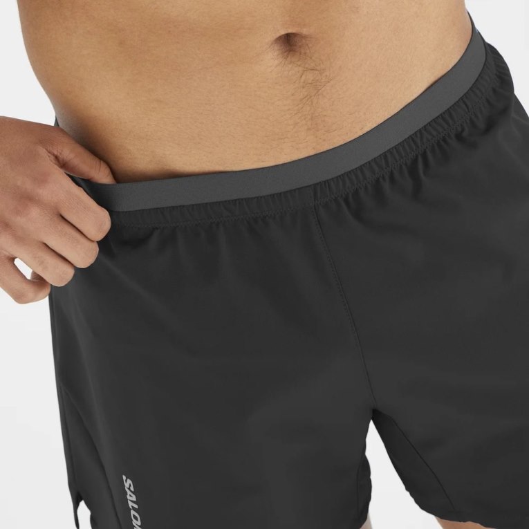 Salomon Cross 5'' Men's Shorts Black | 319-GFULSN