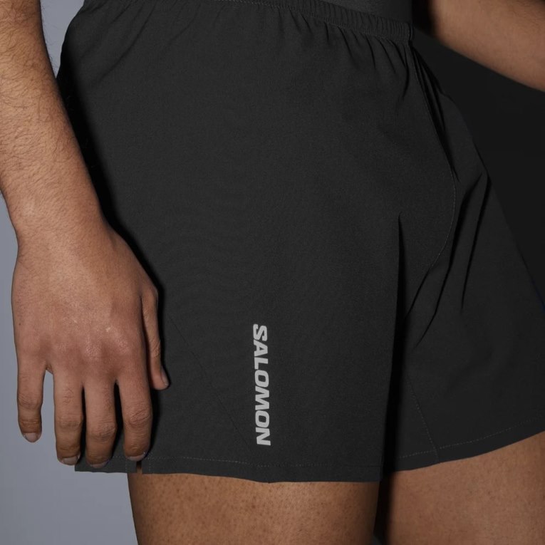 Salomon Cross 5'' Men's Shorts Black | 319-GFULSN