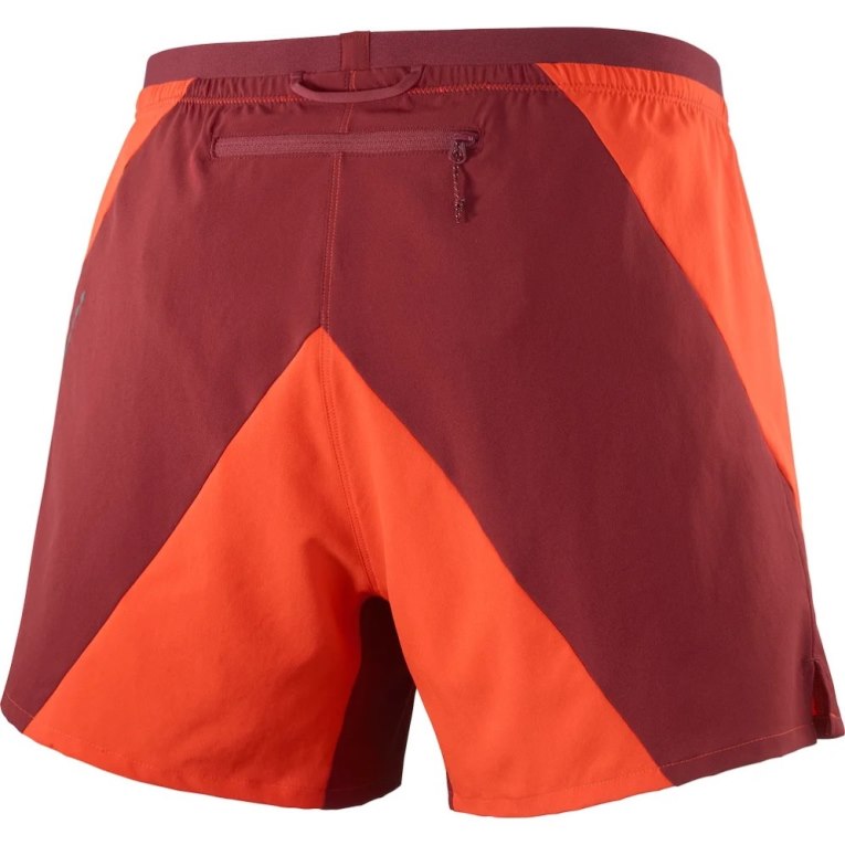 Salomon Cross 5'' Men's Shorts Red | 752-ATBGMY