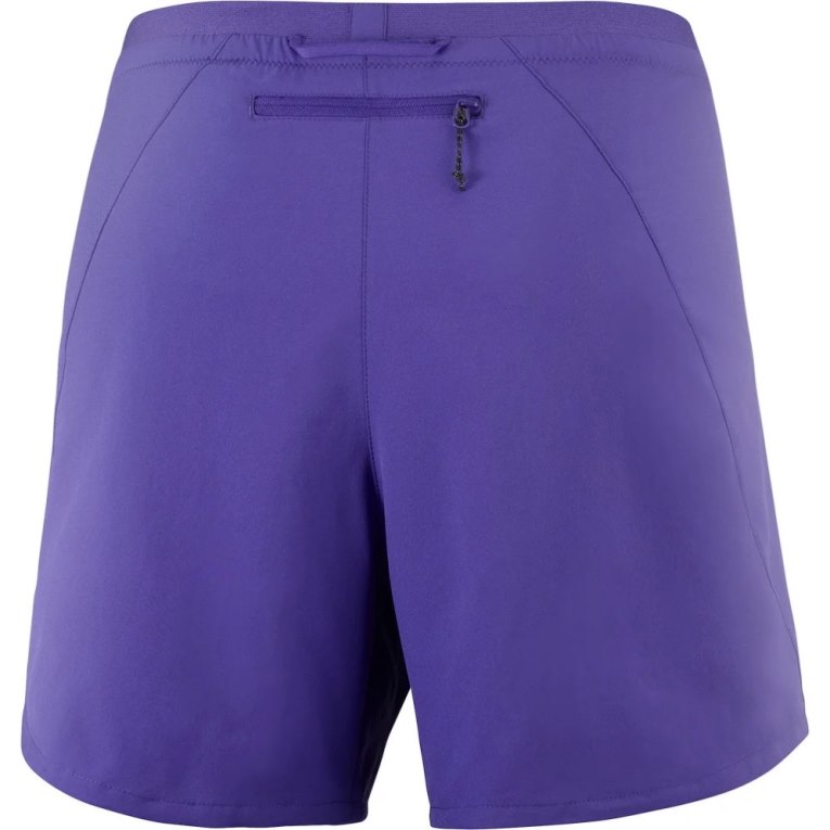 Salomon Cross 5'' Women's Running Shorts Blue | 546-AHSZVL