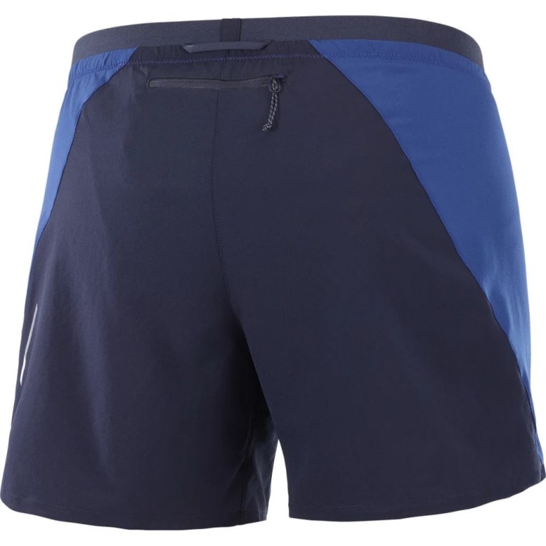 Salomon Cross 5'' Women's Running Shorts Blue | 571-BELCTJ