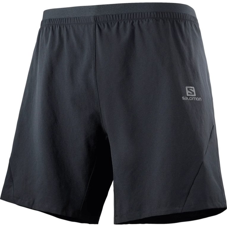 Salomon Cross 7'' Men's Shorts Black | 546-OBLDXE