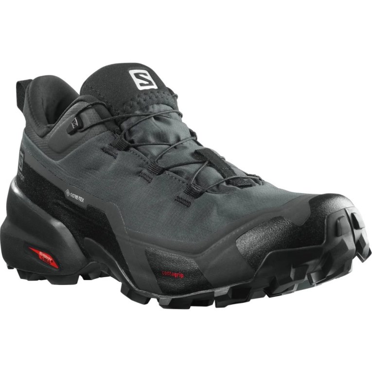 Salomon Cross Hike GTX Men's Hiking Shoes Black | 417-FCZOAE