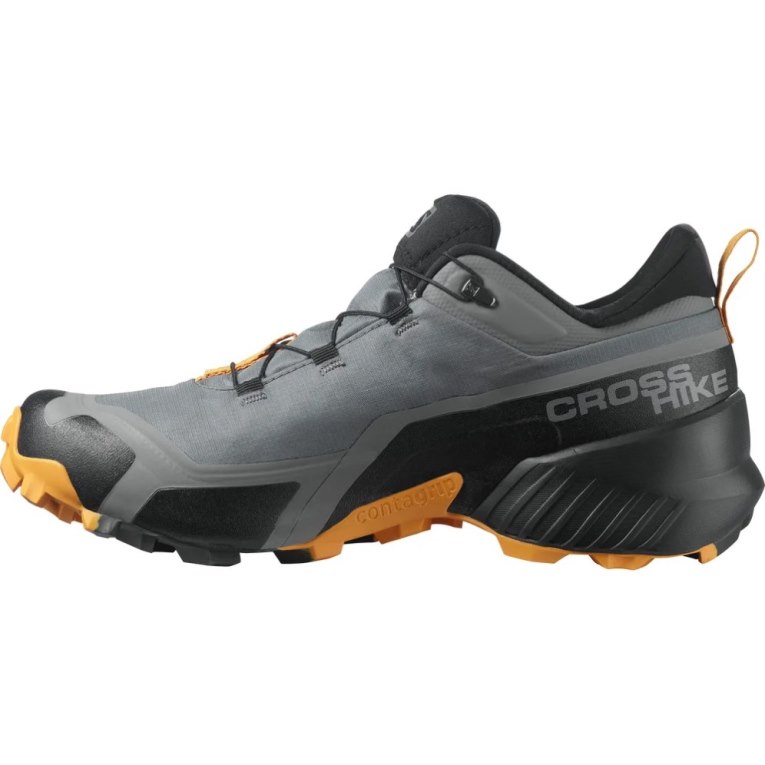 Salomon Cross Hike GTX Men's Hiking Shoes Grey | 549-INKEFW