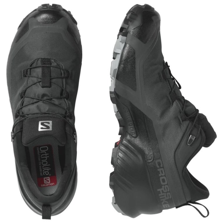 Salomon Cross Hike GTX Women's Hiking Shoes Black | 956-YSJHRW