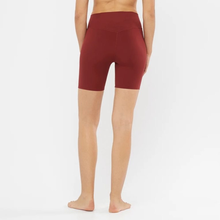 Salomon Cross Multi 7'' Short Women's Running Tights Red | 193-FJOLYM