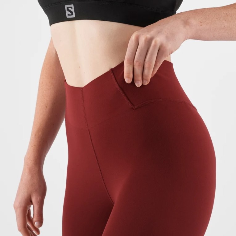 Salomon Cross Multi 7'' Short Women's Running Tights Red | 193-FJOLYM