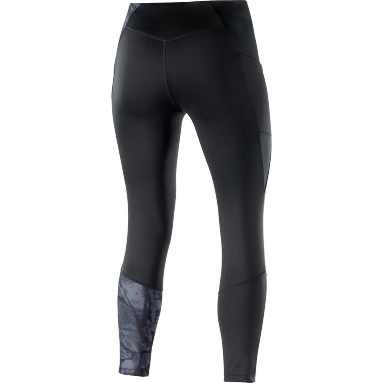 Salomon Cross Run 25'' Women's Running Tights Black | 528-FPTLWI