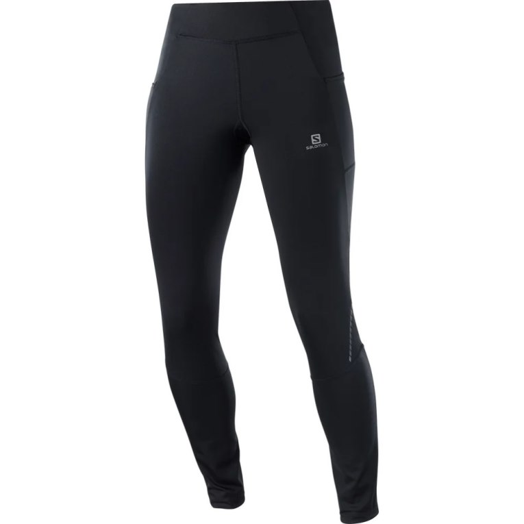 Salomon Cross Run 28'' Women's Running Tights Black | 057-XPDZLJ