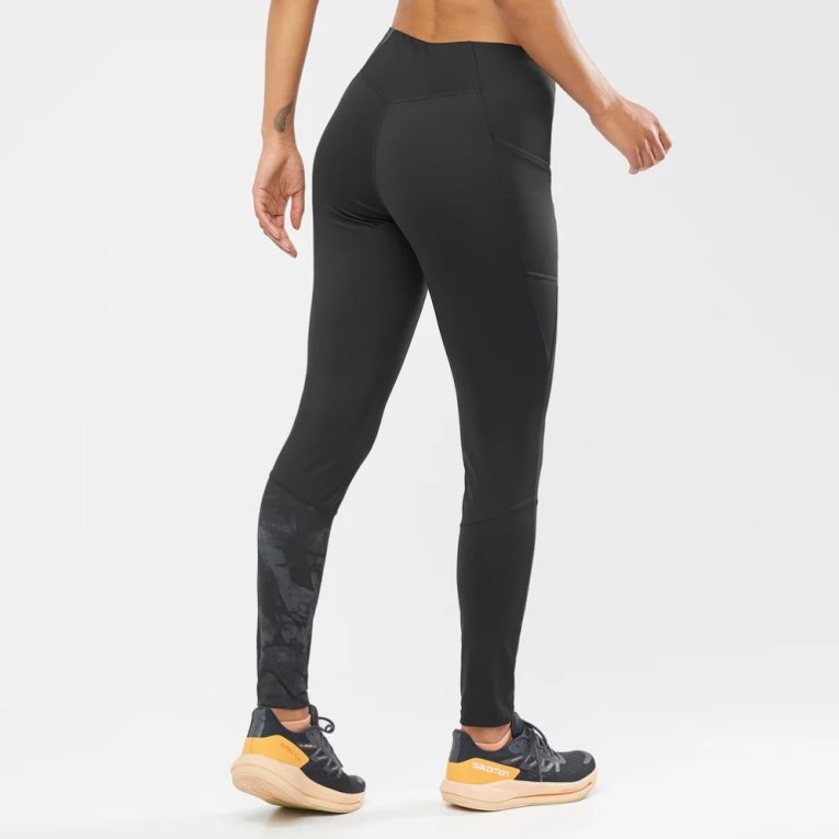 Salomon Cross Run 28'' Women's Running Tights Black | 236-LDPXRF