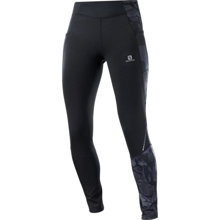 Salomon Cross Run 28'' Women's Running Tights Black | 236-LDPXRF