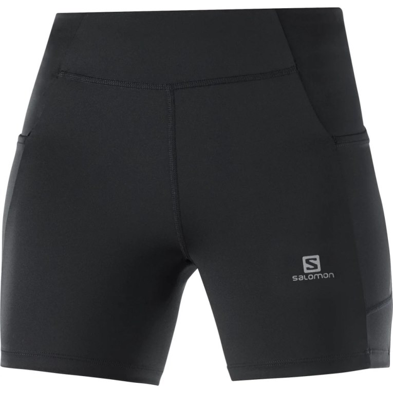 Salomon Cross Run 5'' Short Women's Running Tights Black | 865-BSYTAE