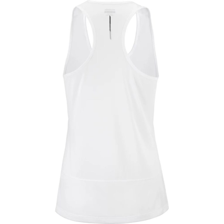 Salomon Cross Run Women's Tanks White | 210-YDMXCI