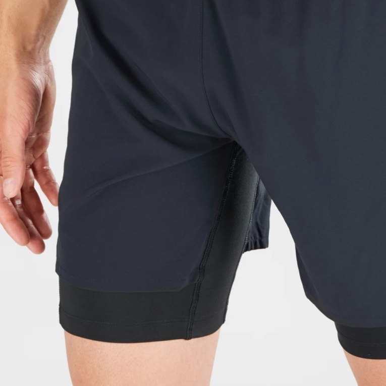 Salomon Cross Twinskin Men's Shorts Black | 971-GUKCEF