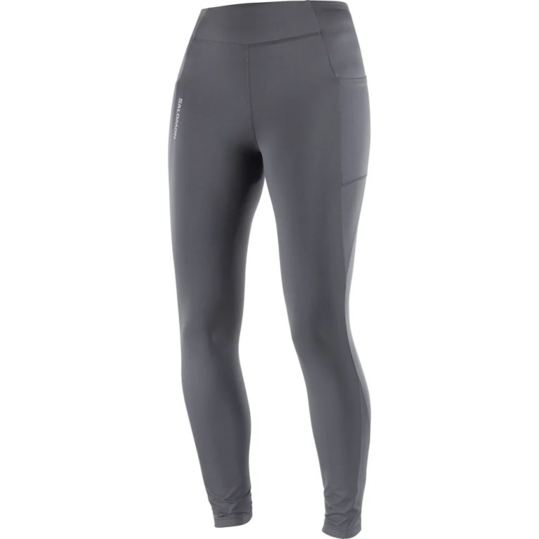 Salomon Cross Warm 28'' Women's Running Tights Grey | 940-ECVBAT