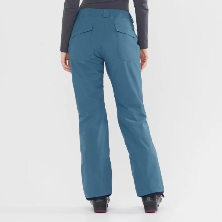 Salomon Edge Women's Ski Pants Blue | 812-LGXJKB