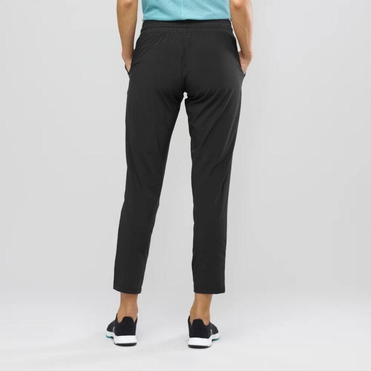 Salomon Essential Light Women's Sport Pants Black | 259-ZWKGXM