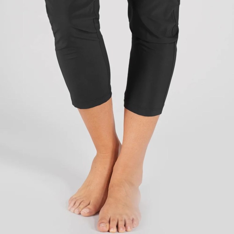 Salomon Essential Light Women's Sport Pants Black | 259-ZWKGXM