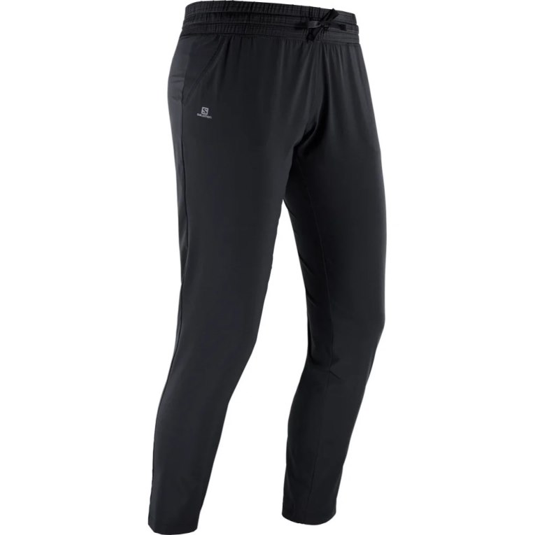 Salomon Essential Light Women's Sport Pants Black | 259-ZWKGXM