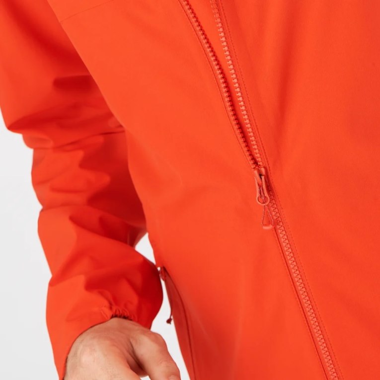 Salomon Essential Waterproof 2.5 L Men's Shell Jackets Orange | 972-PNJTAZ