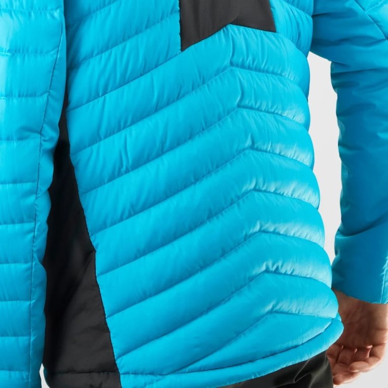 Salomon Essential Xwarm Down Men's Insulated Jackets Turquoise | 314-SJQXRB