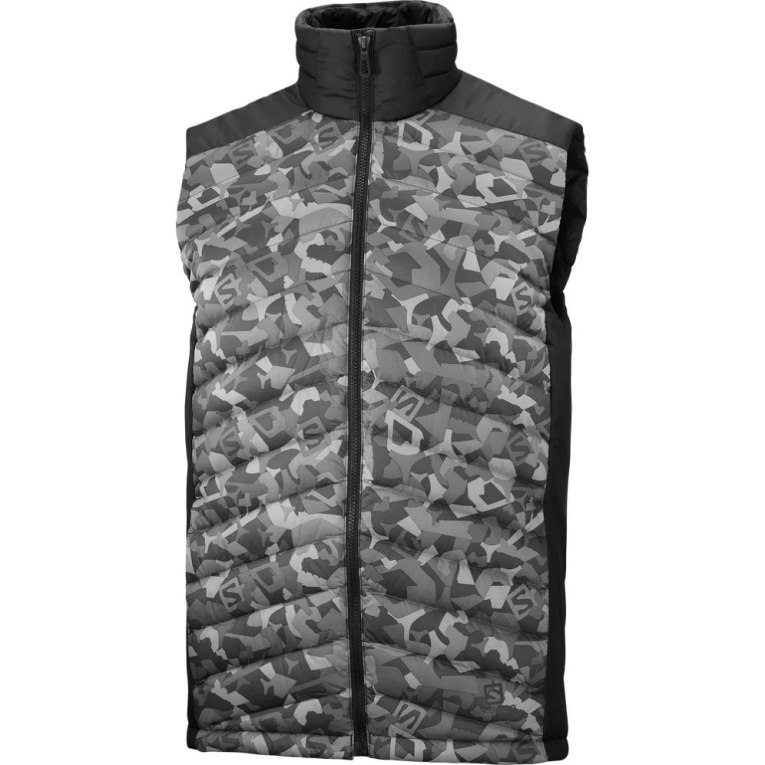 Salomon Essential Xwarm Down Men's Insulated Vests Camo | 578-INVMJD