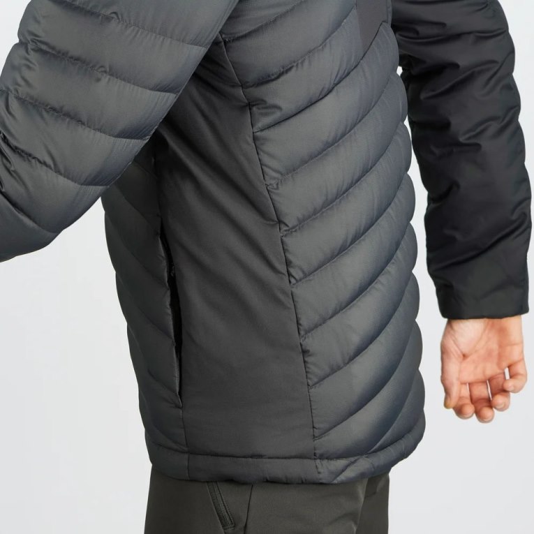 Salomon Essential Xwarm Down Men's Insulated Jackets Black | 670-DQENWI