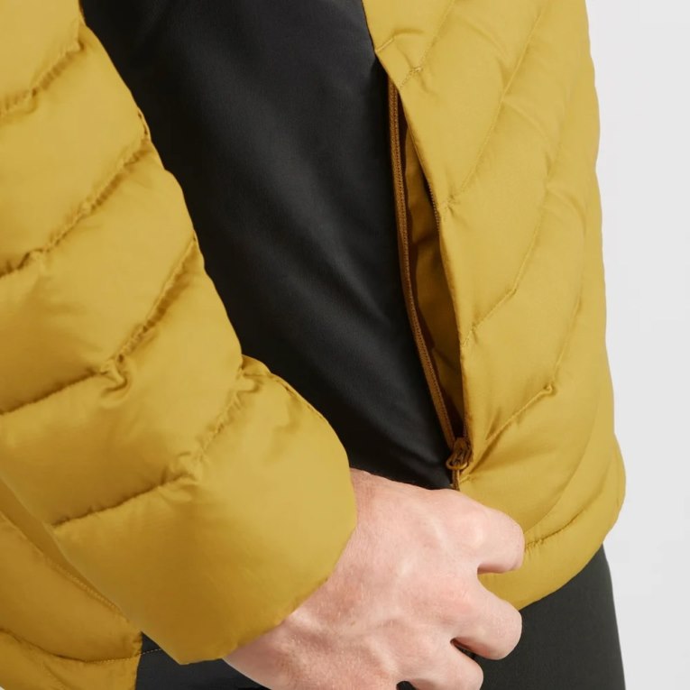 Salomon Essential Xwarm Down Men's Insulated Jackets Yellow | 796-VRDFAQ